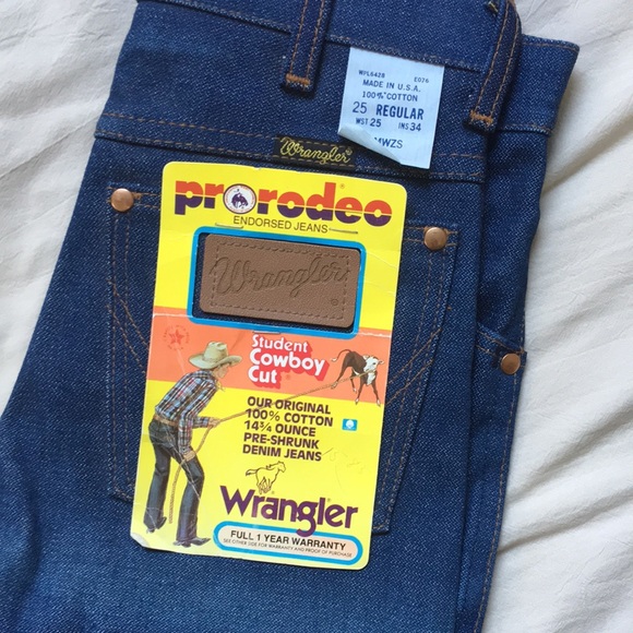 Vintage Wrangler Cowboy Cut Jeans - Picture 3 of 8